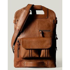 Hardgraft 2Unfold Foldable Multi-Use Laptop Bag - Classic Brown - Leather